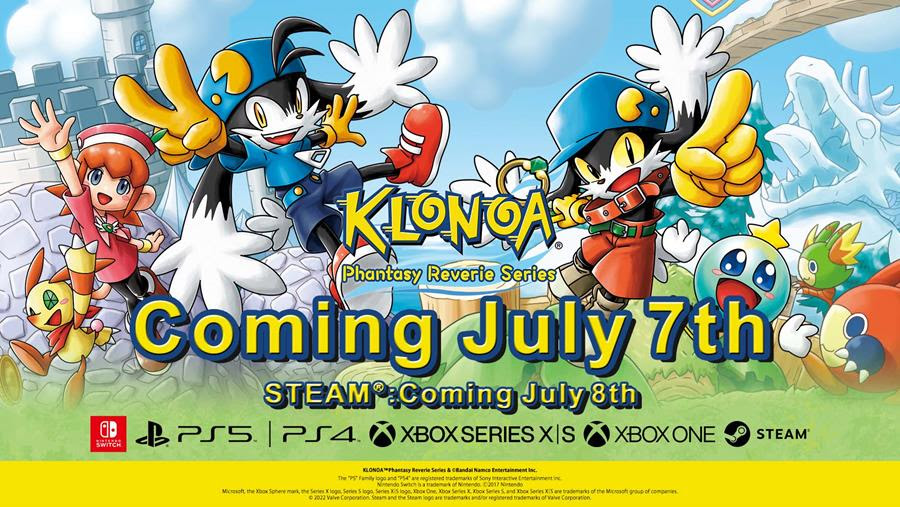 Klonoa Phantasy Reverie Series จะวางจำหน่ายตั้งแต่วันที่ 7 กรกฎาคม 2022 เป็นต้นไป!