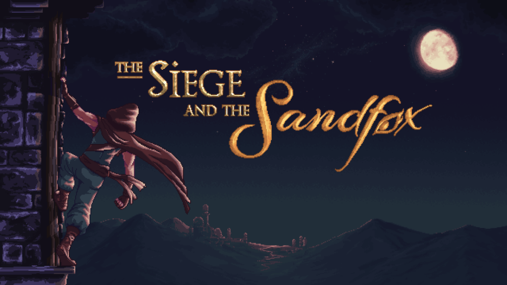 ลอบเร้นไปในสภาพแวดล้อมแบบ 16 บิตสไตล์เมทรอยด์วาเนีย ใน THE SIEGE AND THE SANDFOX