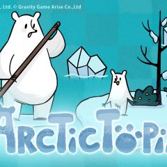 Arctictopia เกม puzzle หมีขาวที่ต้องไปช่วยเหลือครอบครัวโดยมีฉากหลังเป็นมหาสมุทรอาร์กติค