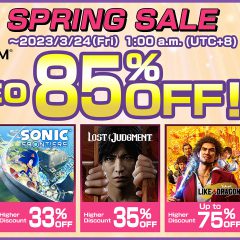 SEGA Spring Sale เริ่มแล้วบน STEAM®!