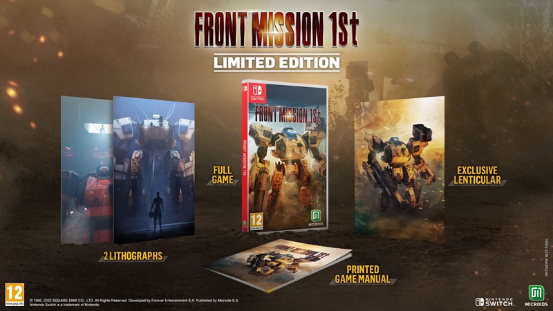 FRONT MISSION 1ST REMAKE Limited Edition จำหน่ายแล้ว วันนี้ บน Nintendo Switch!