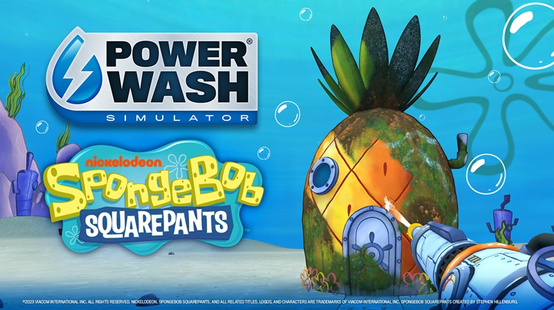 มาอาบแสงแดดใต้ทะเลไปกับ Spongebob Squarepants Special Pack ในเกม Powerwash Simulator