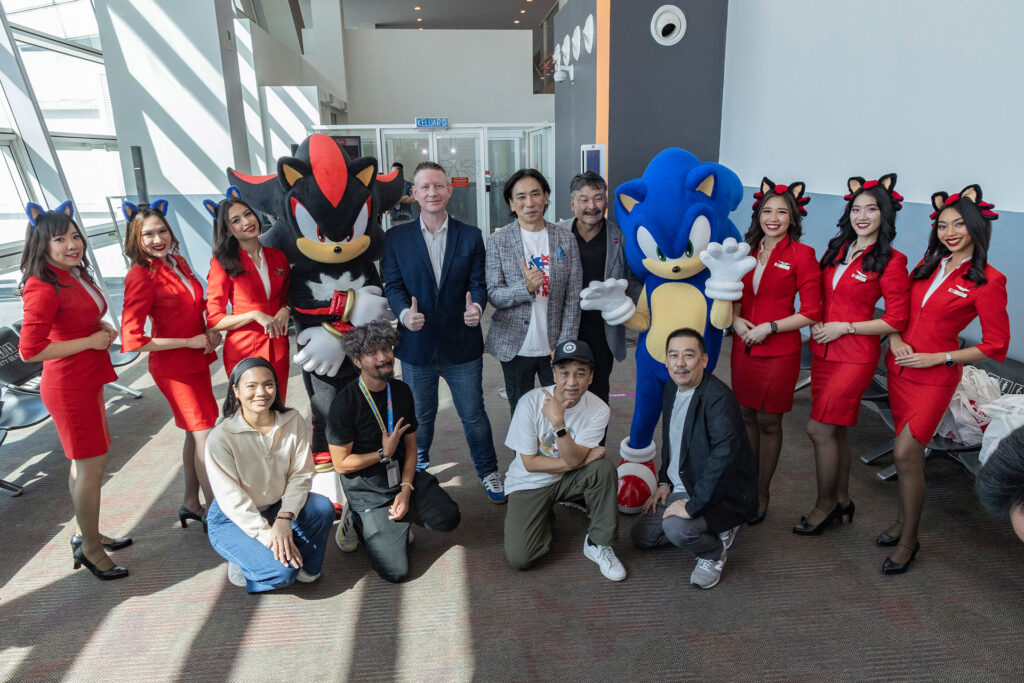 แอร์เอเชียฉลองเที่ยวบินพิเศษ AirAsia X SEGA Sonic the Hedgehog อย่างมีสไตล์!