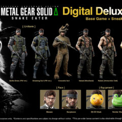 เปิดเผยไลน์ผลิตภัณฑ์ทั้งหมดของ METAL GEAR SOLID Δ: SNAKE EATER