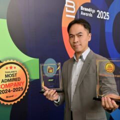 เอเซอร์ คว้ารางวัลสุดยอดแบรนด์และบริษัทที่น่าเชื่อถือจากนิตยสาร BrandAge