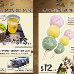 เตรียมตัวพบกับความร่วมมือพิเศษระหว่าง JAPAN RAIL CAFE และ MONSTER HUNTER ที่สิงคโปร์!