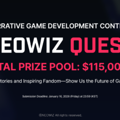 NEOWIZ เผยการแข่ง NEOWIZ Quest เพื่อจุดประกายให้การสร้างเกมอินดี้เน้นเนื้อหาทั่วโลก