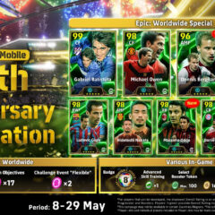 KONAMI ฉลองครบรอบ 8 ปี eFootball Mobile ด้วยแคมเปญพิเศษภายในเกม