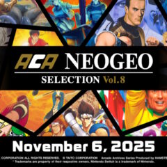 รวมเกมคลาสสิก ACA NEOGEO Selection Vol. 7 & Vol. 8 เตรียมวางจำหน่าย 6 พ.ย.