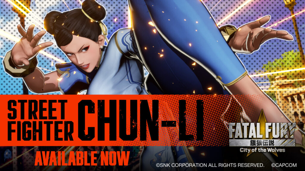 Chun-Li จาก​ Street Fighter ถึงคราวเยือน South Town ใน FATAL FURY: City of the Wolves