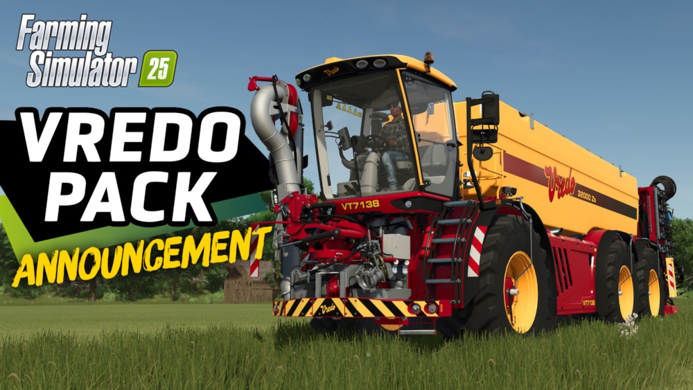Farming Simulator 25 VREDO Pack DLC เตรียมเปิดตัว 24 มีนาคมนี้!