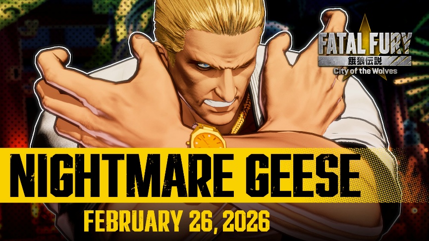 DLC ซีซันสอง Nightmare Geese สู่สังเวียน FATAL FURY: City of the Wolves 26 กุมภาพันธ์นี้