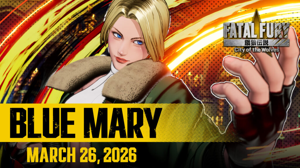 Blue Mary ล็อคเป้าสู่สังเวียนซีซันที่สอง FATAL FURY City of the Wolves 26 มีนาคมนี้