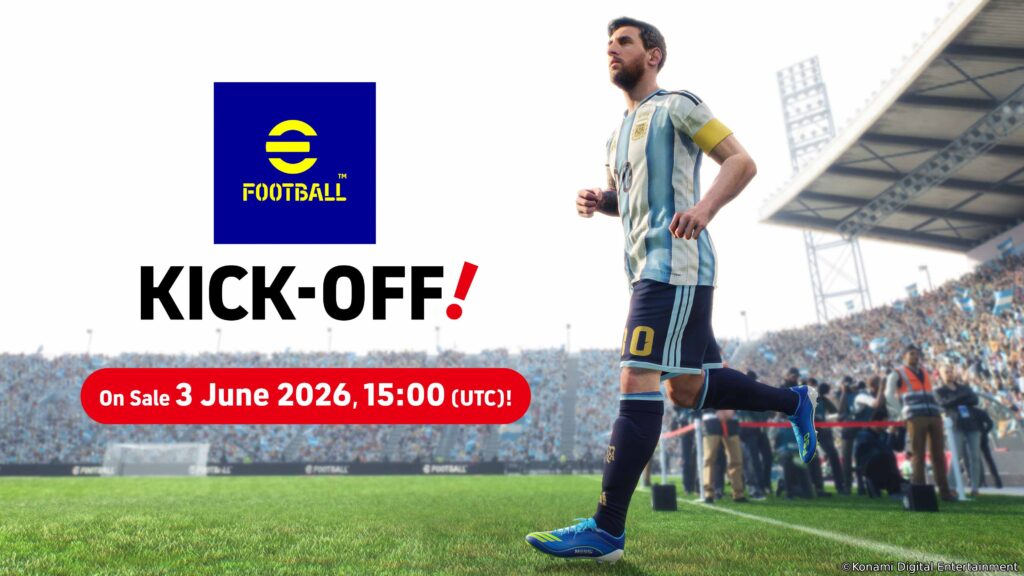 KONAMI ประกาศวันวางจำหน่าย eFootball Kick-Off! ในวันที่ 4 มิถุนายน