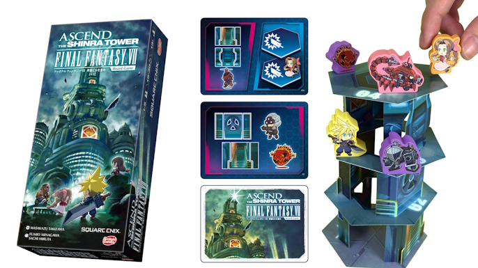 SQUARE ENIX เปิดตัวบอร์ดเกมใหม่ ASCEND THE SHINRA TOWER
