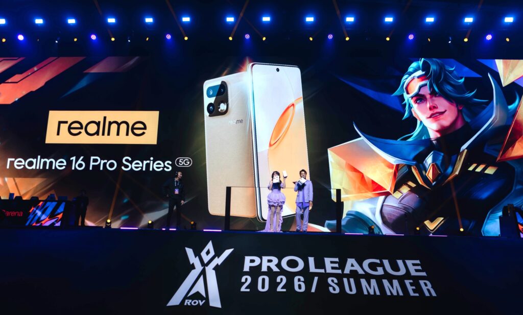 realme สร้างประสบการณ์เกมมิ่งเต็มรูปแบบ เขย่าเวที RoV Pro League 2026 Summer รอบชิงชนะเลิศ