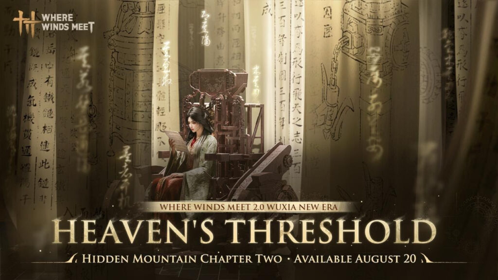 Where Winds Meet เผยโฉม Heaven’s Threshold บทที่สองของภาคเสริม Hidden Mountain