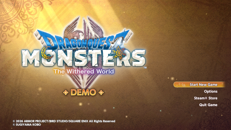 SQUARE ENIX ประกาศเปิดตัว DRAGON QUEST MONSTERS: The Withered World เตรียมวางจำหน่ายพร้อมกันทั่วโลก 3 ธันวาคมนี้