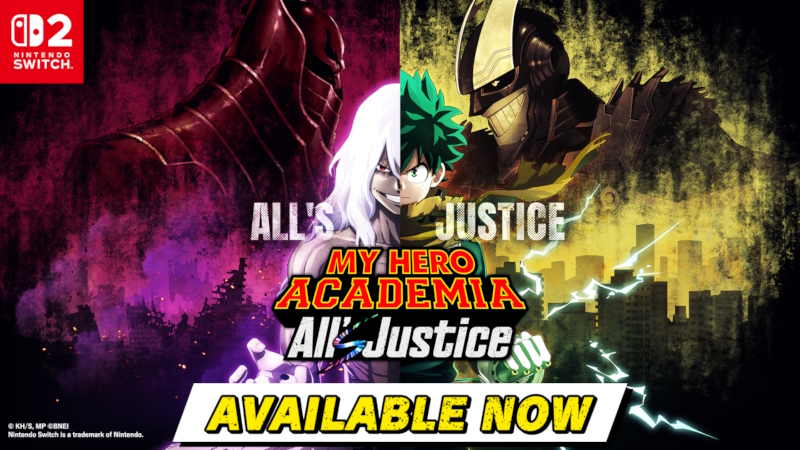 MY HERO ACADEMIA: All’s Justice วางจำหน่ายแล้วบน Nintendo Switch 2