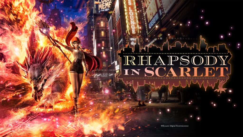 KONAMI เปิดตัว Rhapsody in Scarlet เกม Action ที่ขับเคลื่อนด้วย Magick อันมีสไตล์