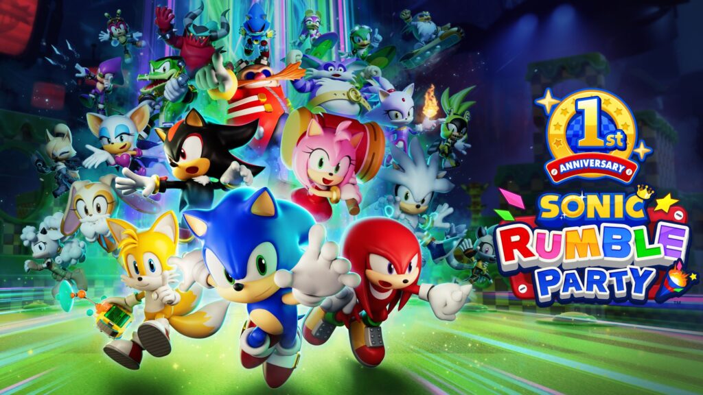 Sonic Rumble Party เผยวิดีโอโปรโมตล่าสุดและภาพวิชวลหลักใหม่ฉลองเปิดให้บริการครบ 1 ปี!